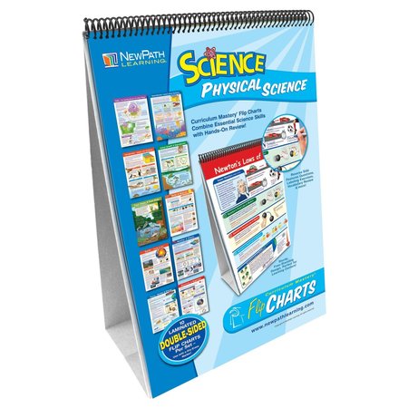 NEWPATH LEARNING Physical Science Curriculum Mastery Flip Chart, Grades 6-8 34-6009